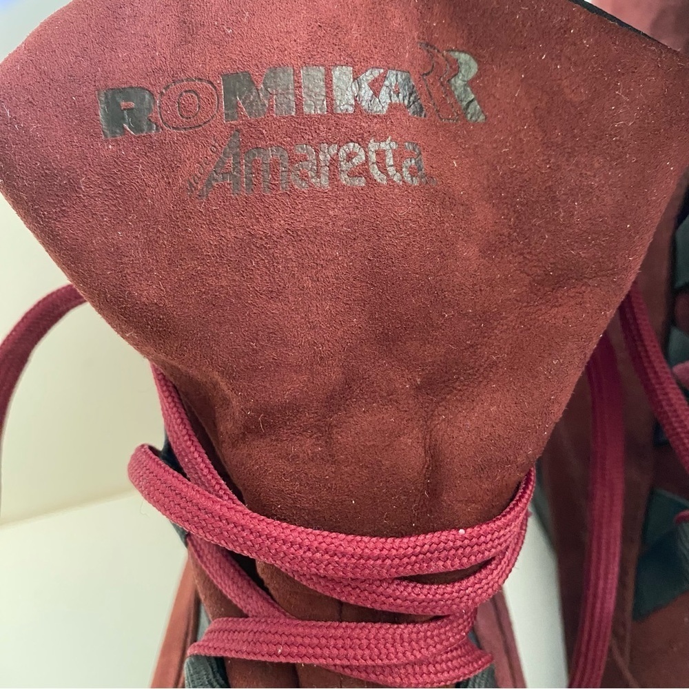 New Romika Amaretta boot Bordeaux Size 9 - Picture 8 of 10